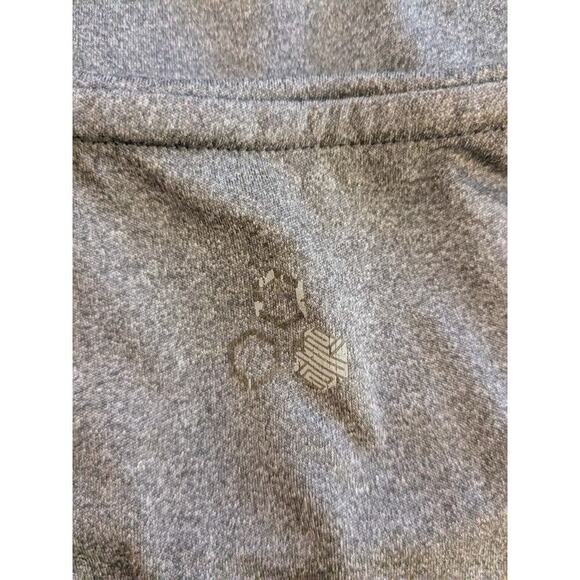 Mens Gray Tek Gear Dri-fit Activewear T-shirt Size Large With Pocket - Picture 7 of 8